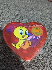 Russell Stover Looney Tunes Tweety Bird Peanut Butter Cups Sealed Tin 2004? NIB picture