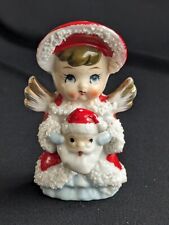 Vtg 1950's Christmas Angel With Santa Mask Kitsch Japan RARE picture