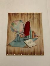 Vintage 1950's Happy Birthday Father Greeting Card Unused picture