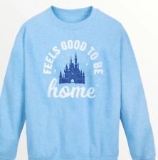 New Disney Parks Feels Good To Be Home Cinderella Castle Pullover Sweatshirt XS picture
