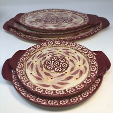 Temptations Presentable Ovenware By Tara Old World Cranberry Red Set Of 5 picture