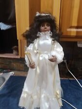 Vintage Telco Motionette 24 in. Christmas Angel With Black Hair picture