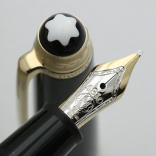 Montblanc No. 145 UNICEF Sapphire 14K 585 M Nib Used in Japan Fountain Pen [005] picture