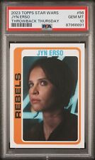 2023 TOPPS STAR WARS THROWBACK THURSDAY 56 JYN ERSO PSA 10 picture