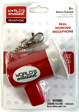 Worlds Smallest MEGAPHONE Tiny Toy Backpack/Zipper Pull, Keychain picture