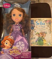 RARE SOFIA THE FIRST DISNEY PRINCESS SIGNED DOLL & INSCRIBED BOOK ARIEL WINTER picture