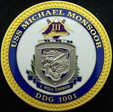 USS Michael Monsoor DDG 1001 Navy Challenge Coin picture