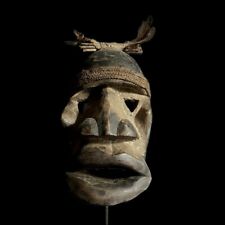 African Mask Antique Dan Dan Wooden dan mano mask Face Mask-G1602 picture