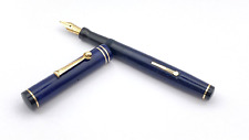 WAHL FOUNTAIN PEN FULL SIZE IN LAPIS LAZULI 14K MEDIUM NIB MADE IN USA picture