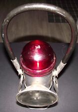 VINTAGE 1930S ECOLITE ECONOMY ELECTRIC LANTERN CO. CAT NO. #101 WARNING SIGNAL picture