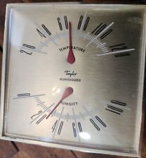 Vintage Taylor Humidiguide USA Desk Table-Top Wall Temperature & Humidity Gauge picture