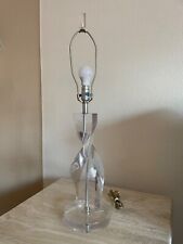 🔥 1970s Helix Lucite Lamp Herb Ritts Midcentury Postmodern Hollywood Regency picture