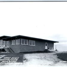 c1960s Oelwein, IA RPPC New Elks Country Club Building Real Photo Postcard A102 picture