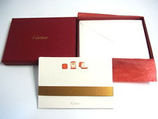 Cartier Jewellery Ring Box Stationery Card Letter Note & Envelope 10 Sets w/Case picture