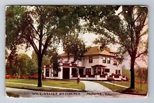 Moline IL- Illinois, Wm L Velie's Residence, Antique, Vintage c1909 Postcard picture