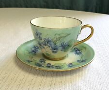Antique Cup & Saucer, Hutschenreuther Selb, LHS, Bavaria, Turvel, Signed picture