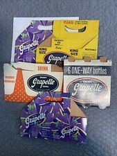 GRAPETTE-ALL THINGS 5 GRAPETTE Carrier Cartons-ALL GOOD SPAPE picture