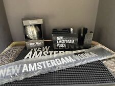 New Amsterdam Vodka Rubber Spill Mat & Rail Mat Lot Man Cave Bar Ware 17”x17” picture