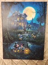Haunted Mansion Disney Fine Art Rodel Gonzalez Gallery Wrapped Canvas picture