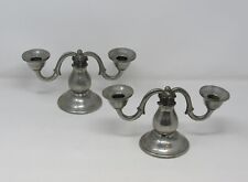 Pair of Ernst Dragsted Pewter Modernist Candle Stick Holders picture