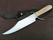 Custom Made Hand Forged Juan Padillo BOWIE REPLCA 8mm Thick Spine Bone Handled picture