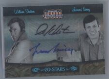 William Shatner Leonard Nimoy Donruss Americana Dual Auto Autograph/25 Star Trek picture