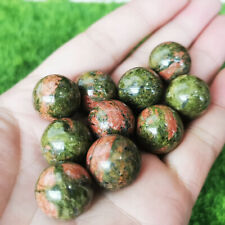15mm mini Natural unakite Ball Crystal polished Sphere Healing Gift 10pc picture
