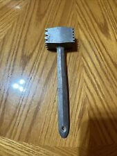 Vintage Aluminum 2 Sided Meat Tenderizer Hammer Mallet Pounder Kitchen Tool 8.5” picture
