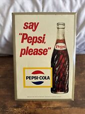 Vintage 1967 Pepsi “Say Pepsi Please” Sign picture