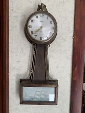 Antique Gilbert Model 1807 8 Day Banjo Clock Mechanical Wind picture