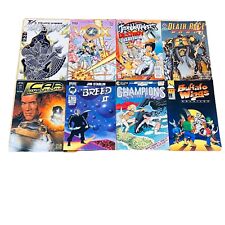 Mixed Lot of 8 Vintage Comics 1980s 1990s Black & White, Color, Assorted Genres picture