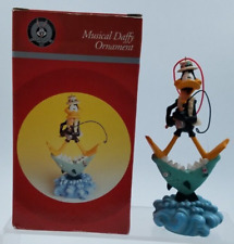 Daffy Duck Fishing Vintage Holiday Christmas Ornament 1999 Warner Brothers w/Box picture