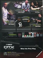 2015 Print Ad Yamaha DTX-Multi 12 Electronic Drums w Tony Escapa Gorden Campbell picture