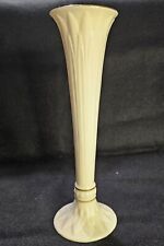 LENOX Tall Bud Vase Ivory Porcelain Hand Decorated with 24k Gold Trim 9
