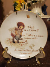 Sister Plate Genuine Porcelain Lasting Memories 6