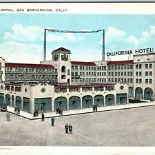 c1940s San Bernardino, California Hotel Postcard CA Antenna Antiquitech A88 picture