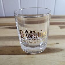 Saint Brendan's Irish Cream Liqueur Whiskey Glass Barware Rock Glass picture