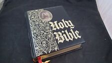 LARGE Family Bible Riverside Expanded Reference Bible King James Version Black picture