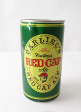 Carling's Red Cap Ale Flat Top Antique Retro Pull Tab Beer Can picture