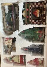 Vintage Lillian Vernon Christmas Family Scene Collection Lighted Fireplace Tree picture