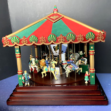 Mr Christmas Gold Label Square-o-sel Carousal With Sound Lights picture