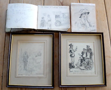 First World War autograph book and drawings picture