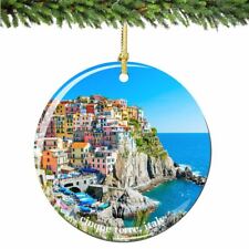 Cinque Terre Italy Christmas Ornament Porcelain picture