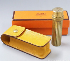 HERMES Oil lighter Gold Lipstick 1950 with box & case picture
