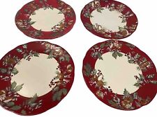 Lot of 4 Tracy Porter Jolly Ol Snowy Dinner Plate picture