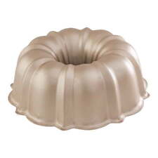  NEW Formed Aluminum Rose Gold Classic Bundt Pan,12 Cup, 10.3