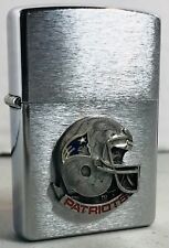 Zippo 200NFL Patriots Medallion Lighter Unfired Original Box - Manufactured XV picture