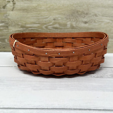 Rare Longaberger 2010 Small oval Swoop Basket in Spice picture