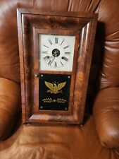 Seth Thomas Ogee Shelf Clock Original Reverse Eagle on Glass 1800s Not Working picture