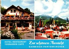 Vintage To The Beautiful View of Garmisch-Partenkirchen Postcard picture